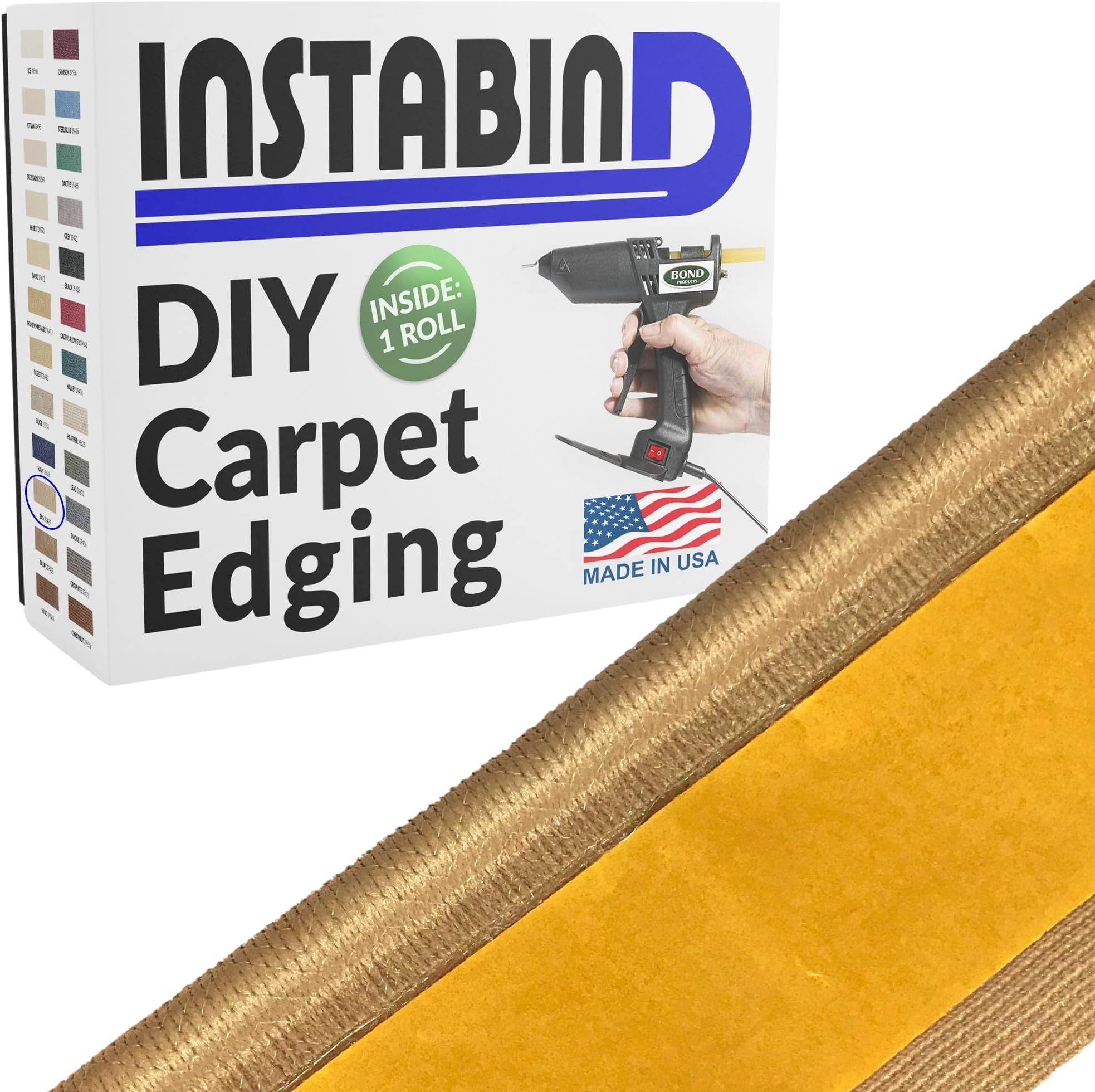 Instabind Regular Carpet Binding (Tan)