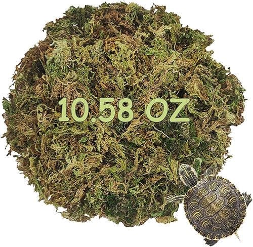 Miniatura 1 de Hamiledyi Musgo esfagnum natural para reptiles y plantas, ropa de cama de musgo de tortuga para ranas, sapos, salamandras, tortugas, serpientes,