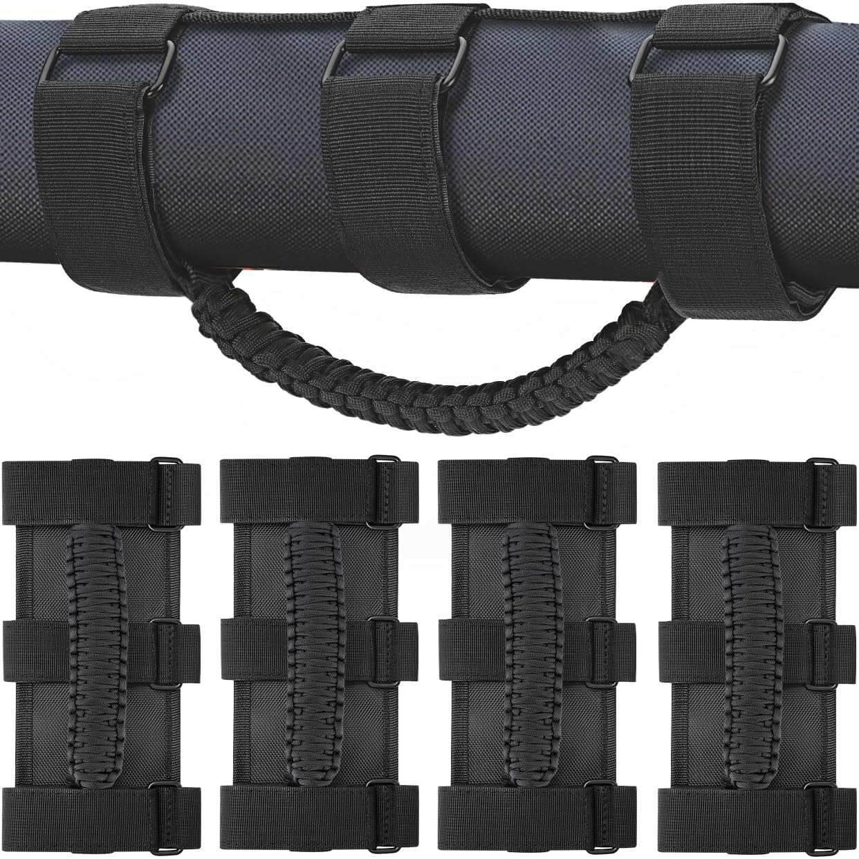 moveland Grab Handle for Jeep Wrangler Jeep Wrangler 1955-2023, 4 Pack