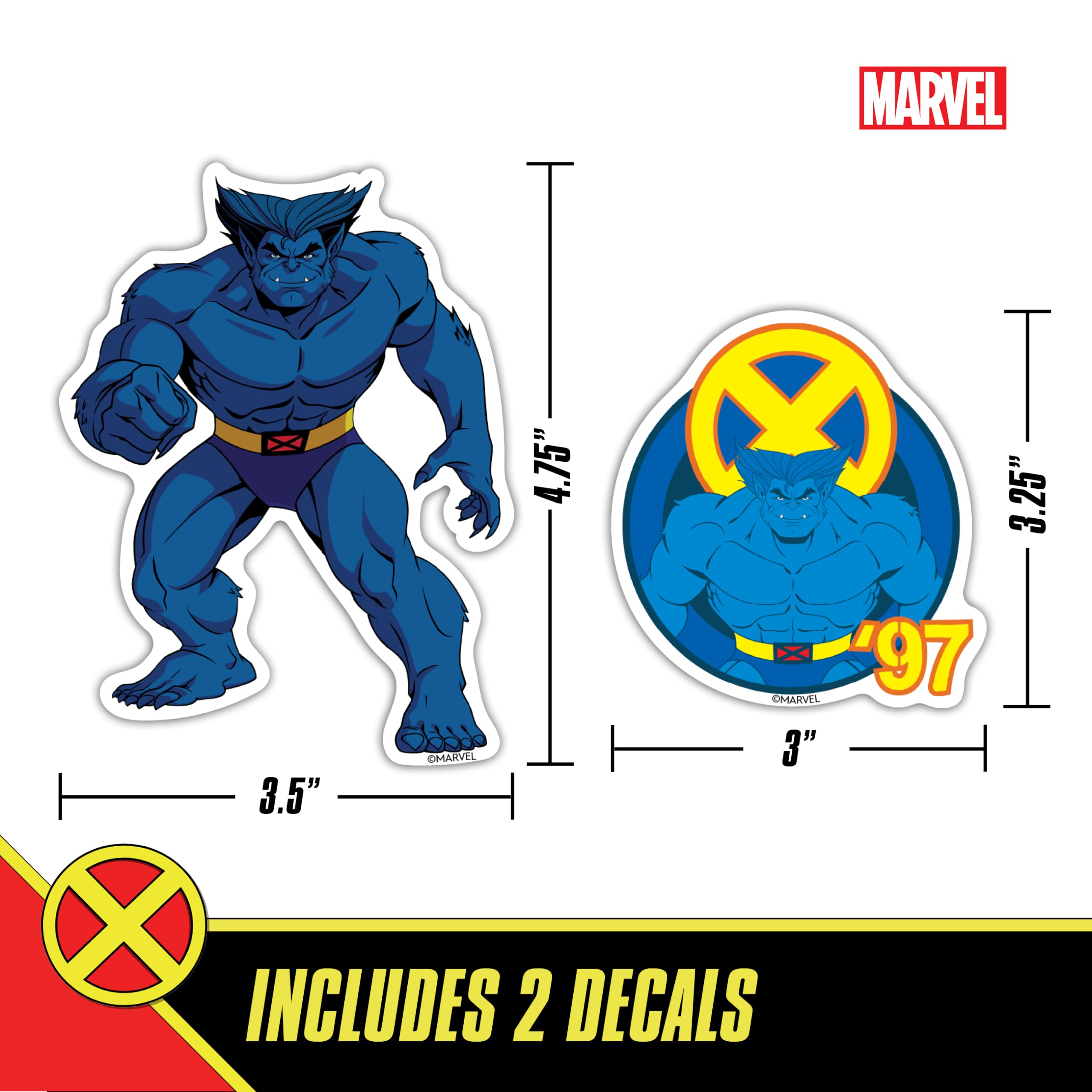 Amazon.com - Marvel X-Men Decals - Set of 9 Cyclops, Rogue, Beast