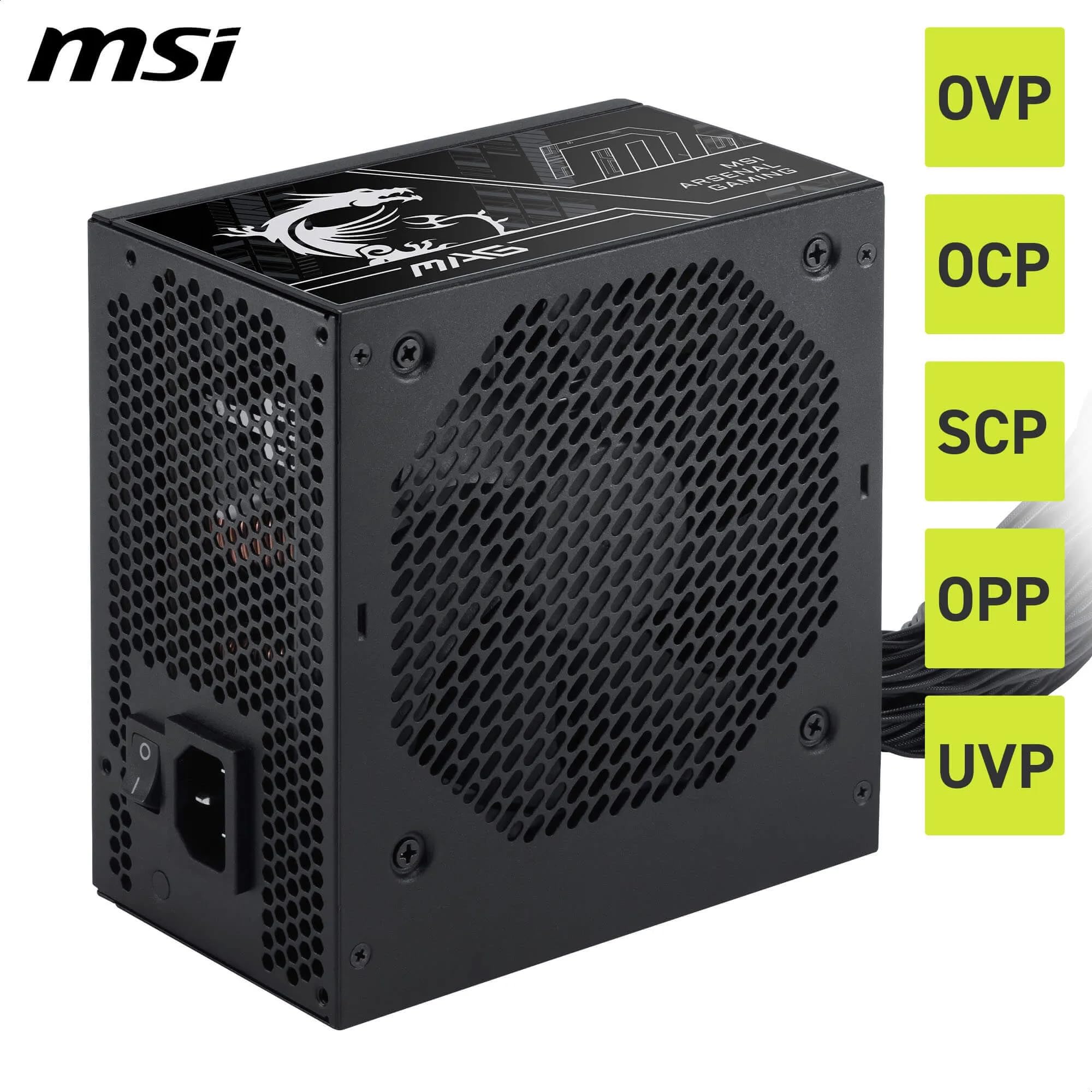 Amazon | MSI MAG A750BN PCIE5 III PC電源ユニット 750W ATX3.1/PCIe