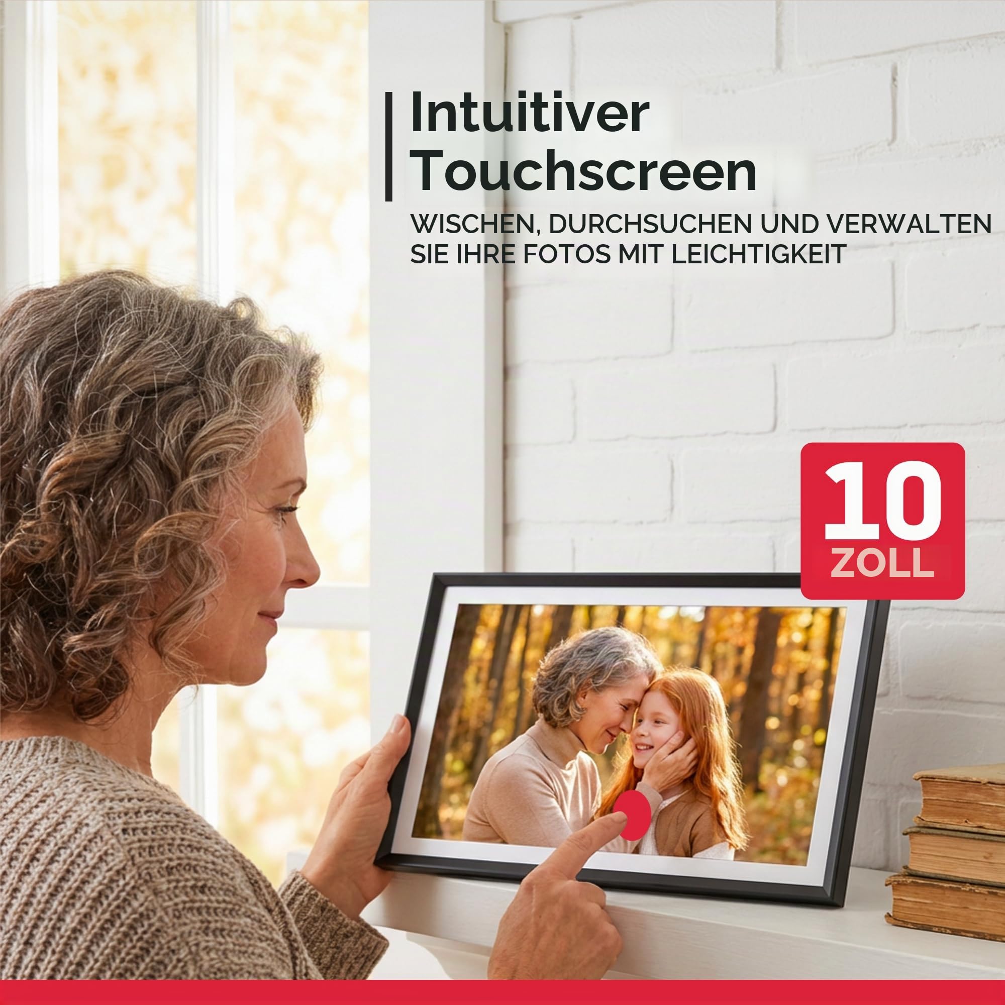 AgfaPhoto AGFA Photo – Digitaler Fotorahmen HD WiFi RealiviewB – Bild 5
