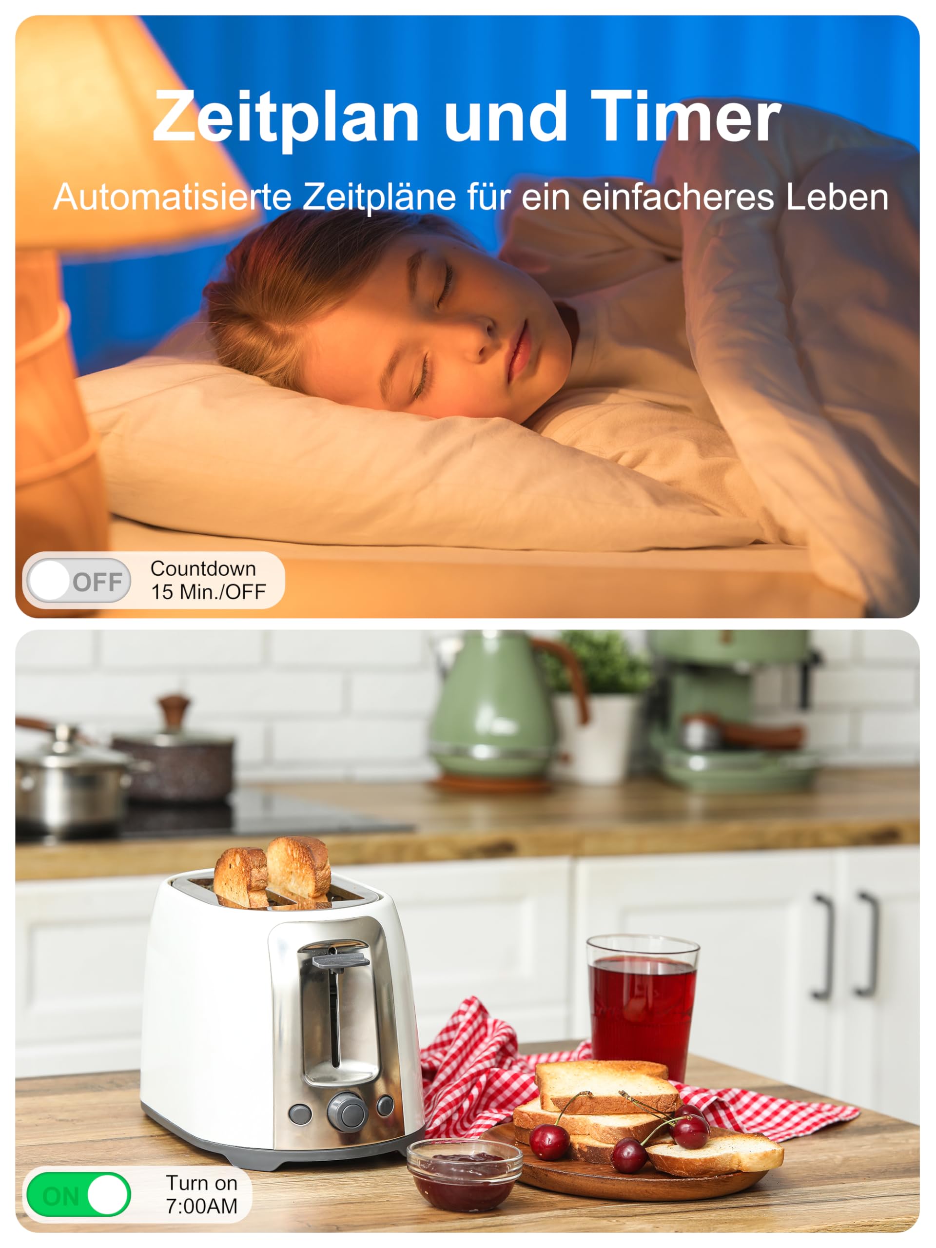 EIGHTREE Zigbee, presa intelligente con misurazione del consumo energetico, 16 A, ripetitore Zigbee Hub, compatibile con Home Assistant, Hubitat, SmartThings, Alexa
