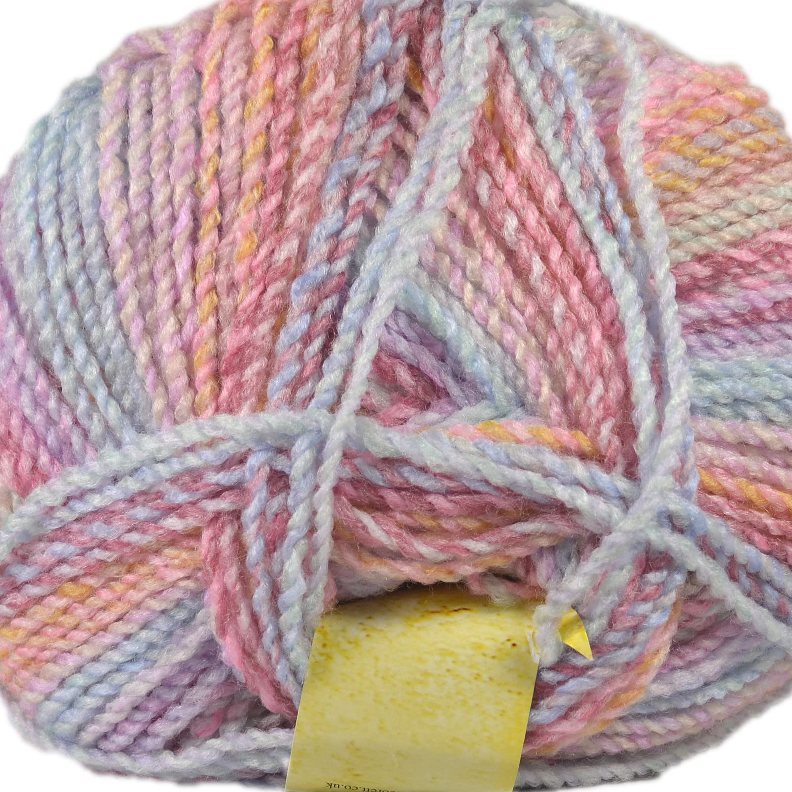James C Brett Marble Chunky Yarn – 200g Ball of Supersoft Acrylic Knitting & Crochet Wool – Create Fast, Cosy Garments with a Beautiful Marbled Effect (Summers Evening)