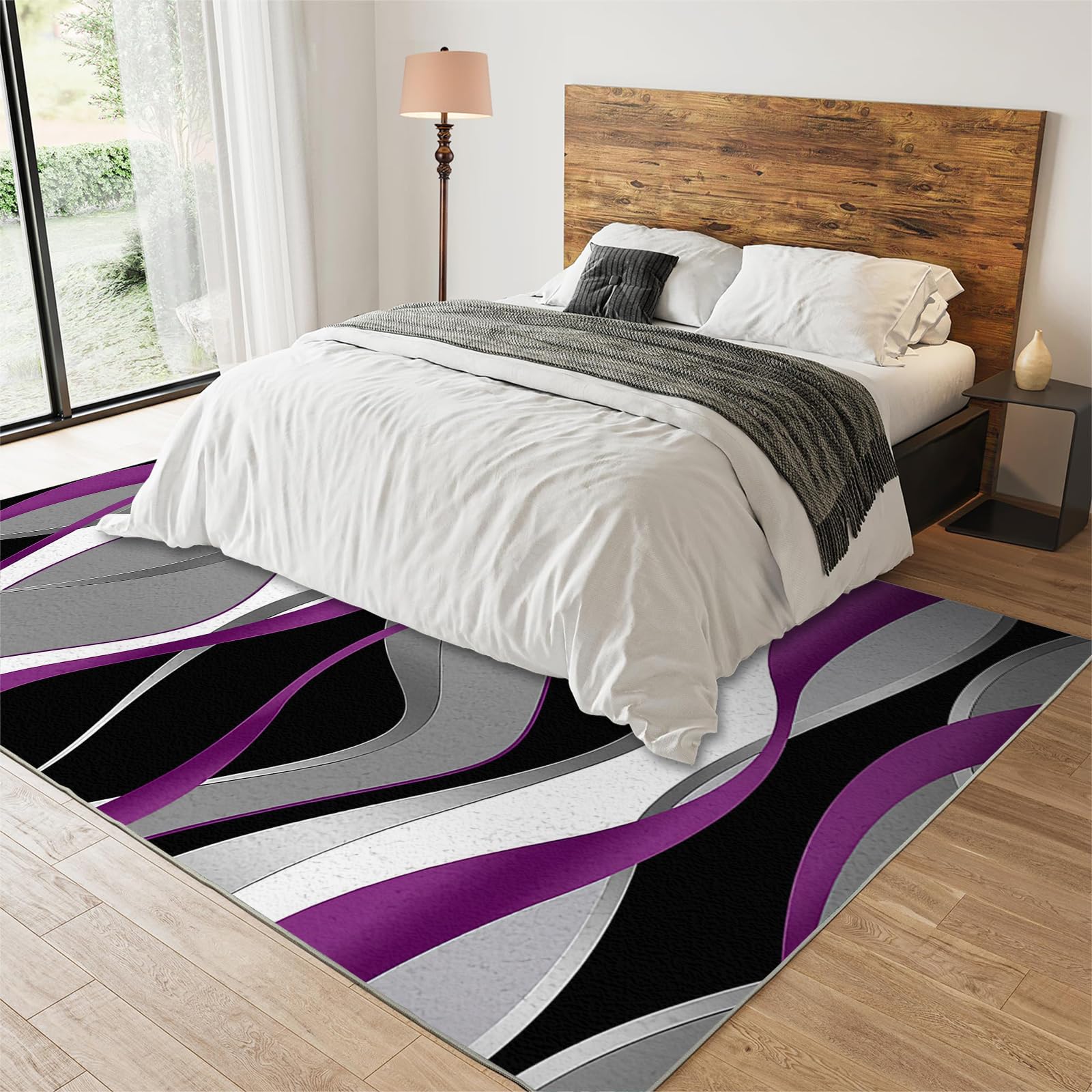 【エクリュ】モーブ系パープルのシノワズリラグNo.568 エクリュ】モーブ系パープルのシノワズリラグNo.568 エクリュ様専用