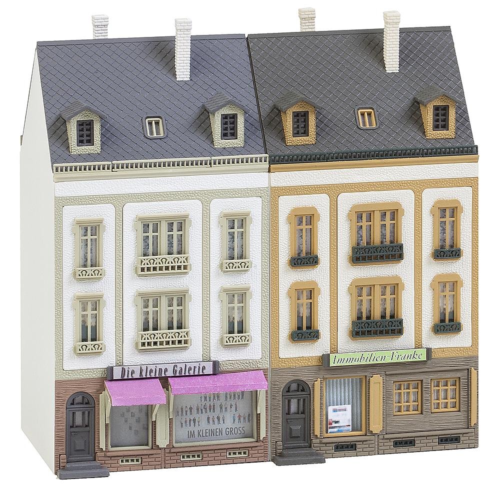 Faller FA 232386-2 Casas adosadas Beethovenstraße, Accesorios para el Modelo de ferrocarril, construcción de maquetas, 18,5 x 7,7 x 27,9 cm