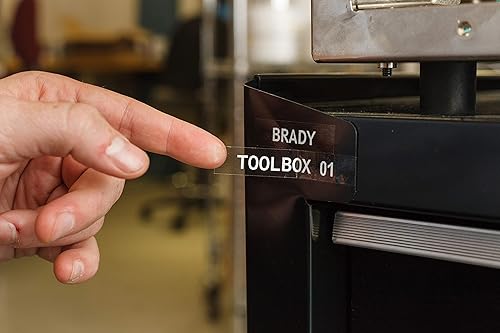 Miniatura 3 de Brady Auténtica etiqueta de poliéster para entornos duros (M21-500-430-WT-CL) para laboratorio, seguimiento de activos y datacom, blanco sobre