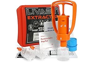 Snake Bite Kit, Bee Sting Kit, Poison Emergency First Aid Venom Extractor...