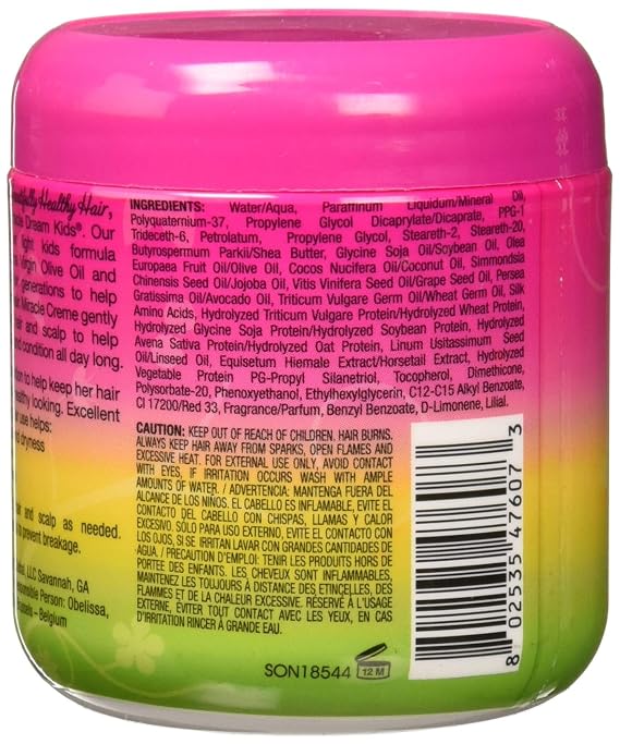 African Pride Dream Kids Olive Miracle Creme, 6 Ounce