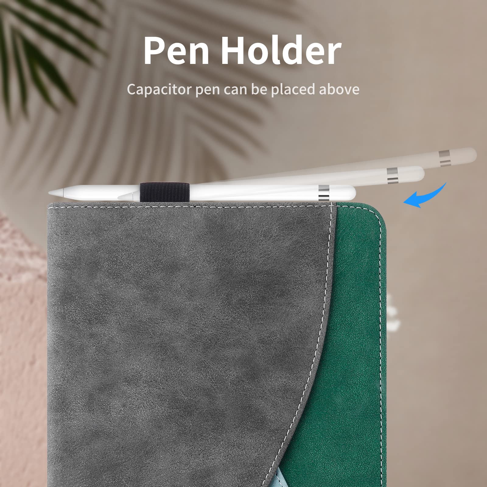 AsWant Custodia per Xiaomi Redmi Pad 2 (2025) 11 Pollici- Pelle Ultra Sottile PU Case con Funzione Stand Tablet Protettiva Cover Redmi Pad 2 (Grigio Scuro)
