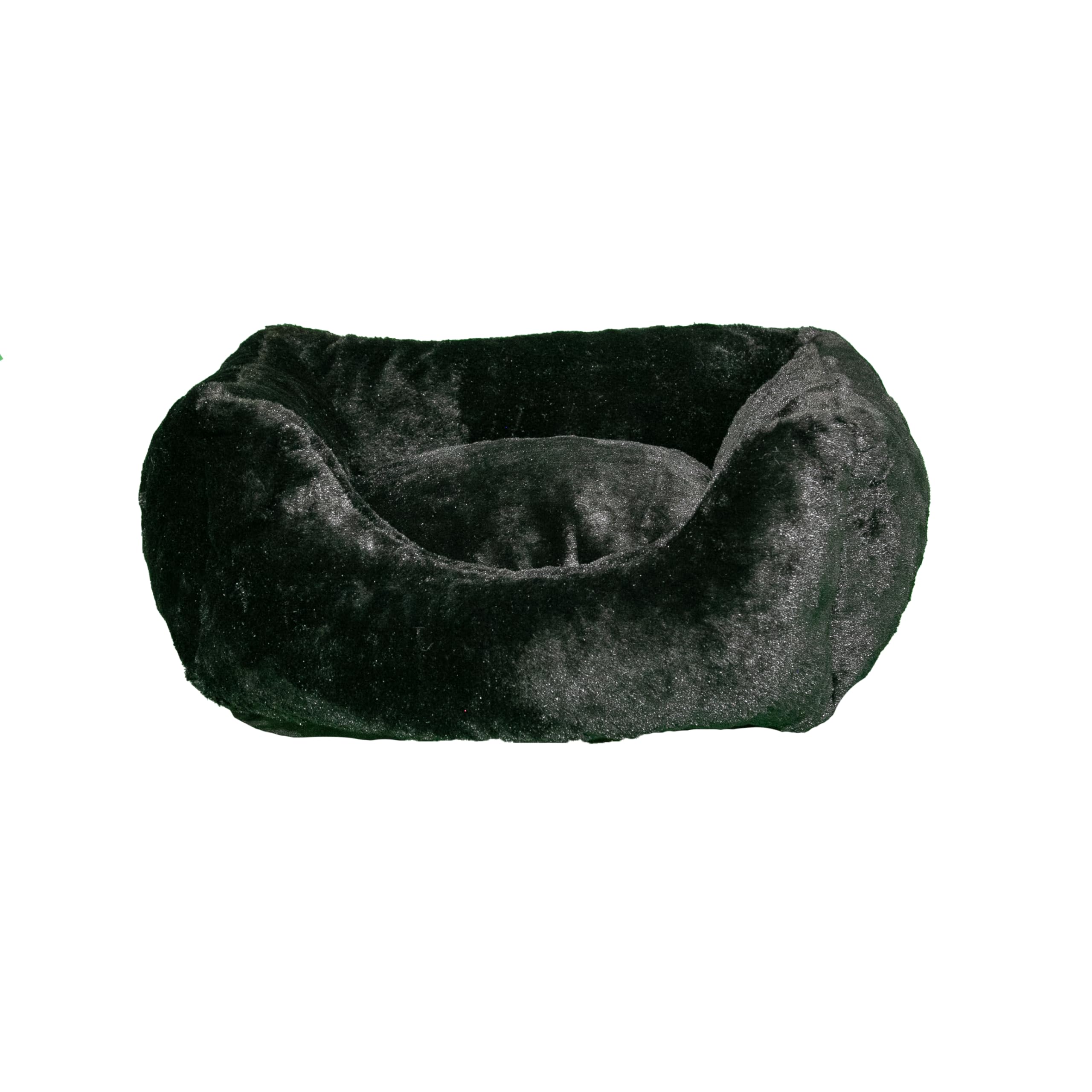 Chacon Cama Cuadrada Confort Pelo Negro (55x45x23 cm)