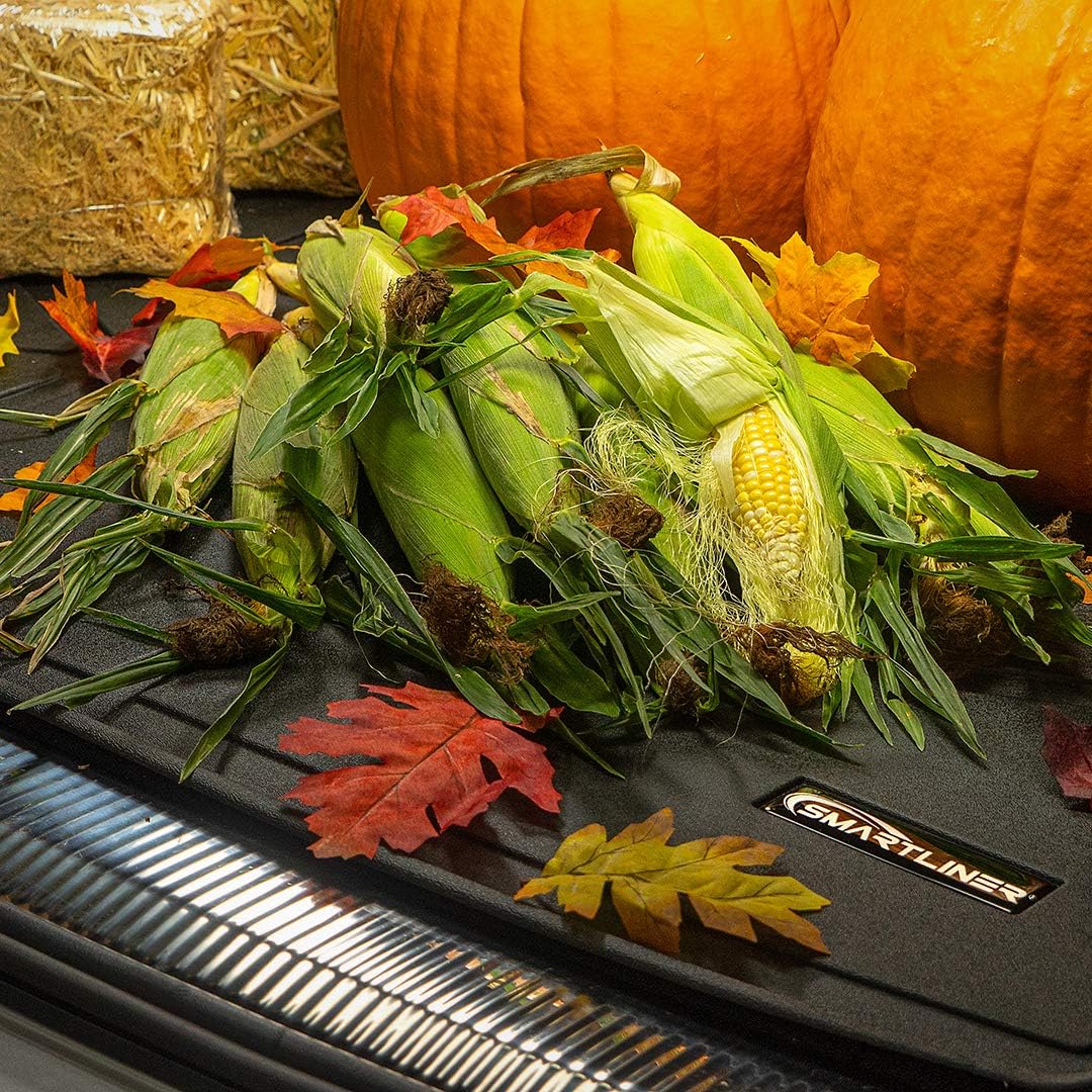 SMARTLINER Custom Fit Floor Mats 3 Rows and Cargo Liner Behind 2nd Row Set for 2016-2022 Honda Pilot - Image 8