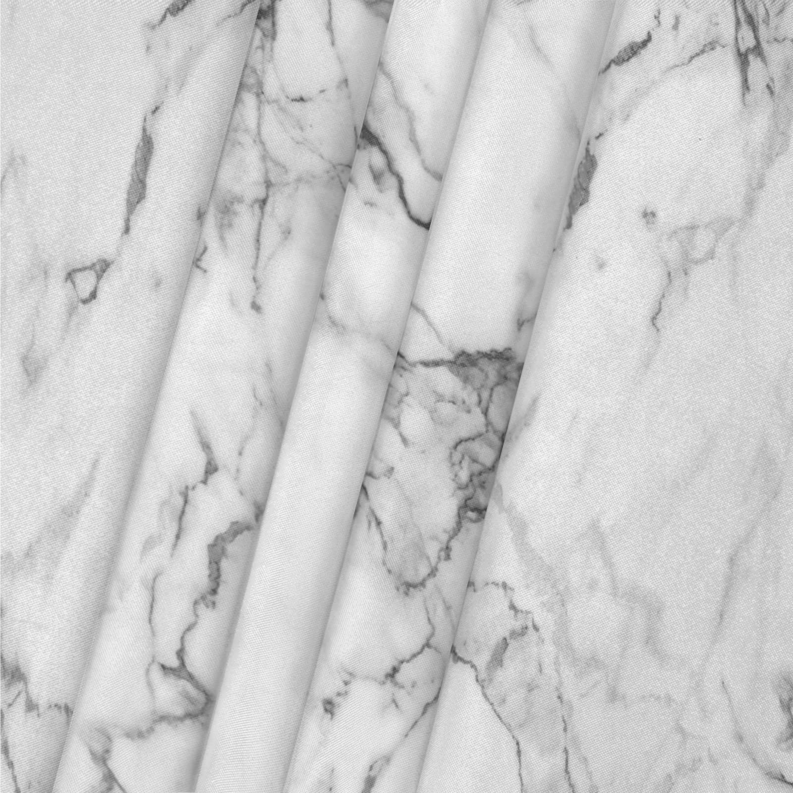 AUUXVA White Gray Marble Square Tablecloth, 34x34 Inch, Modern Art Marble Fitted Table Cloth, Waterproof Wipeable, Elastic Edge, Perfect for Dining, Kitchen, Party, Indoor Outdoor Patio Table