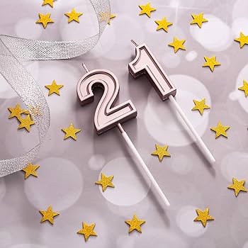 Amazon.co.jp: 21歳の誕生日 キャンドル ケーキ 数字 ハッピー