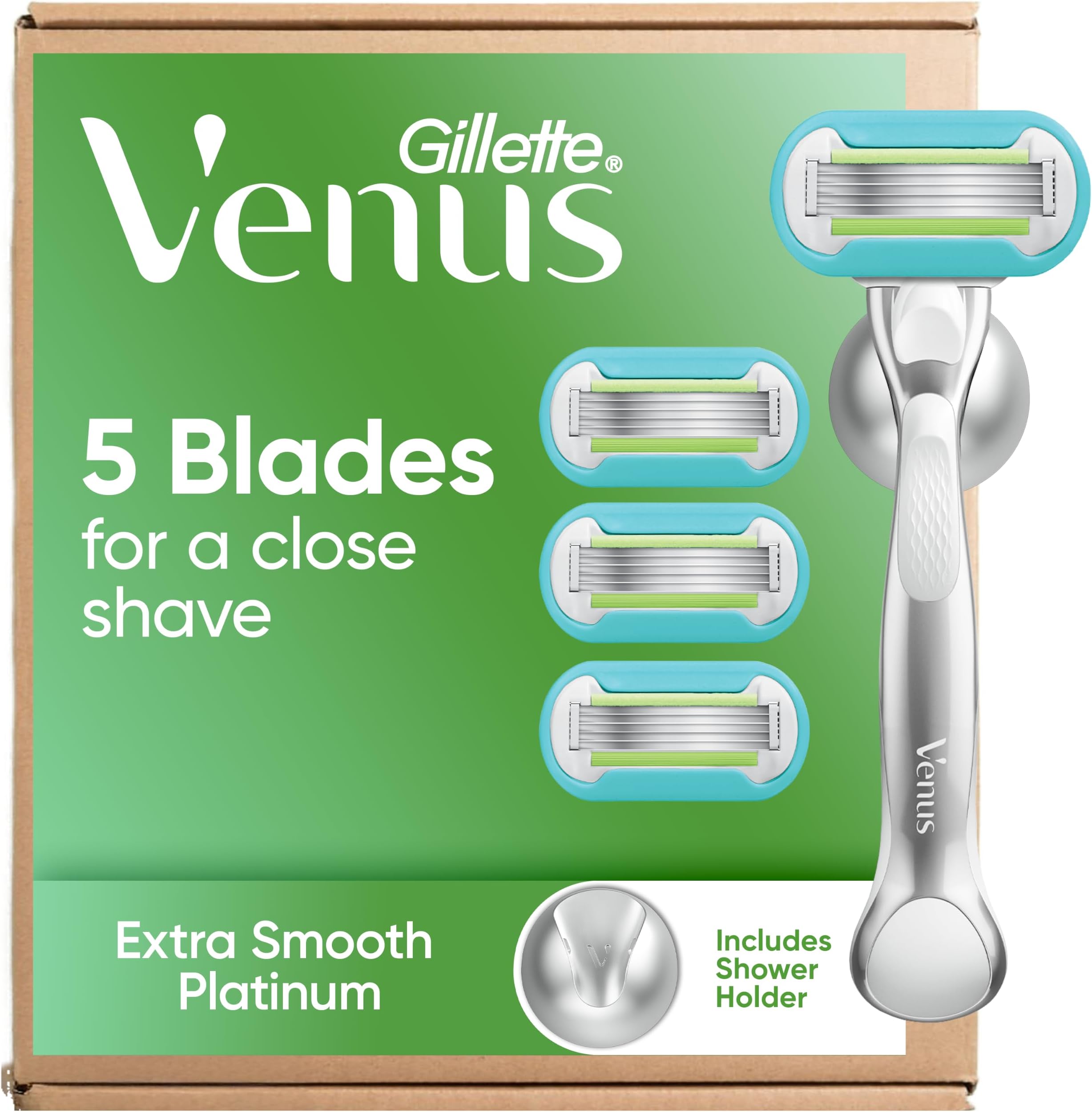 Extra Smooth Platinum Handle + 4 Cartridge Refills