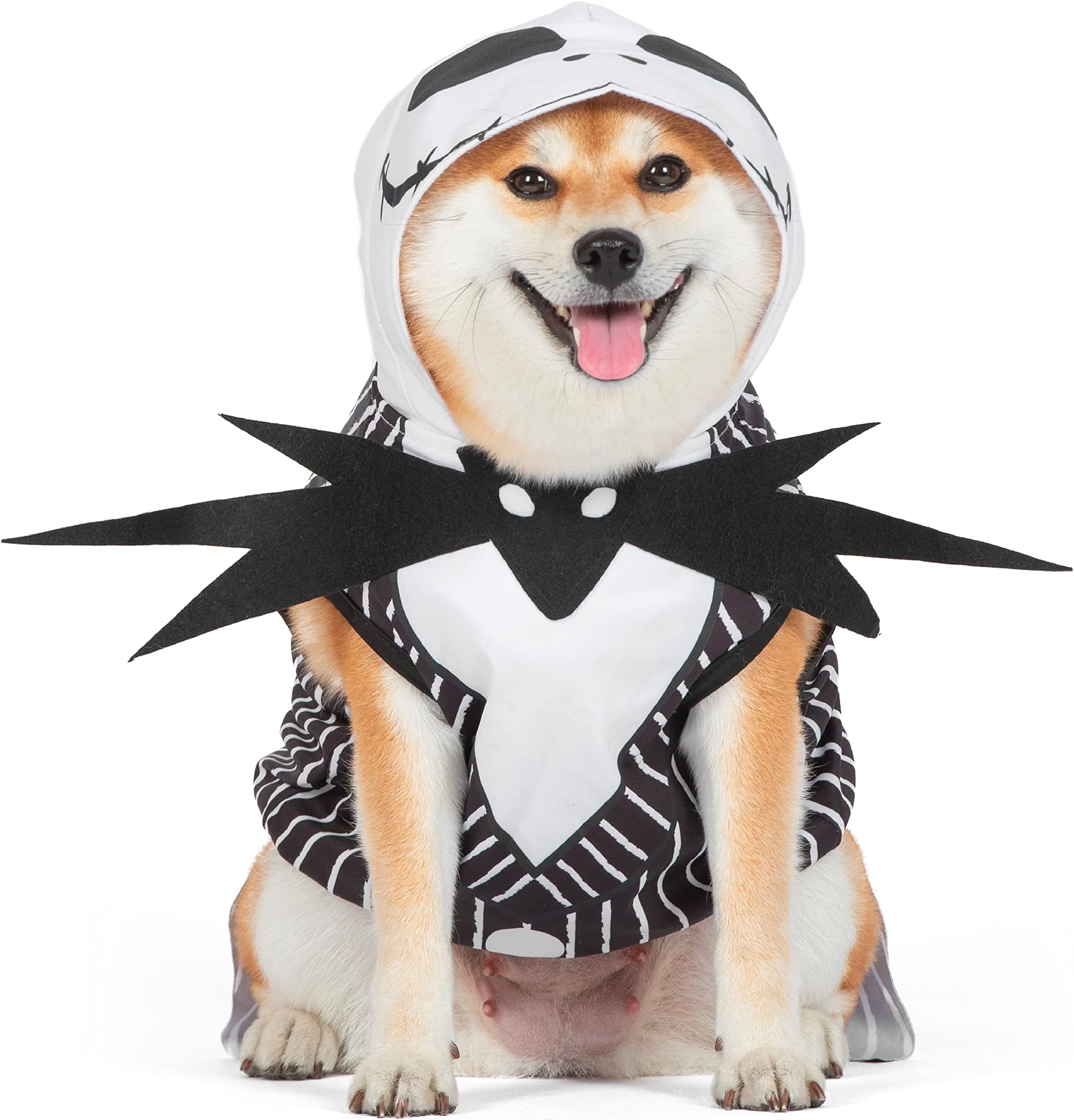 Disney for Pets Halloween Nightmare Before Christmas Jack Skellington Costume - Extra Extra Large| Halloween Costumes for Dogs, Officially Licensed Disney Dog Halloween Costume,Black