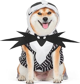 Disney for Pets Halloween Nightmare Before Christmas Jack Skellington Costume - Extra Large - | Halloween Costumes for Dogs, Officially Licensed Disney Dog Halloween Costume,Black