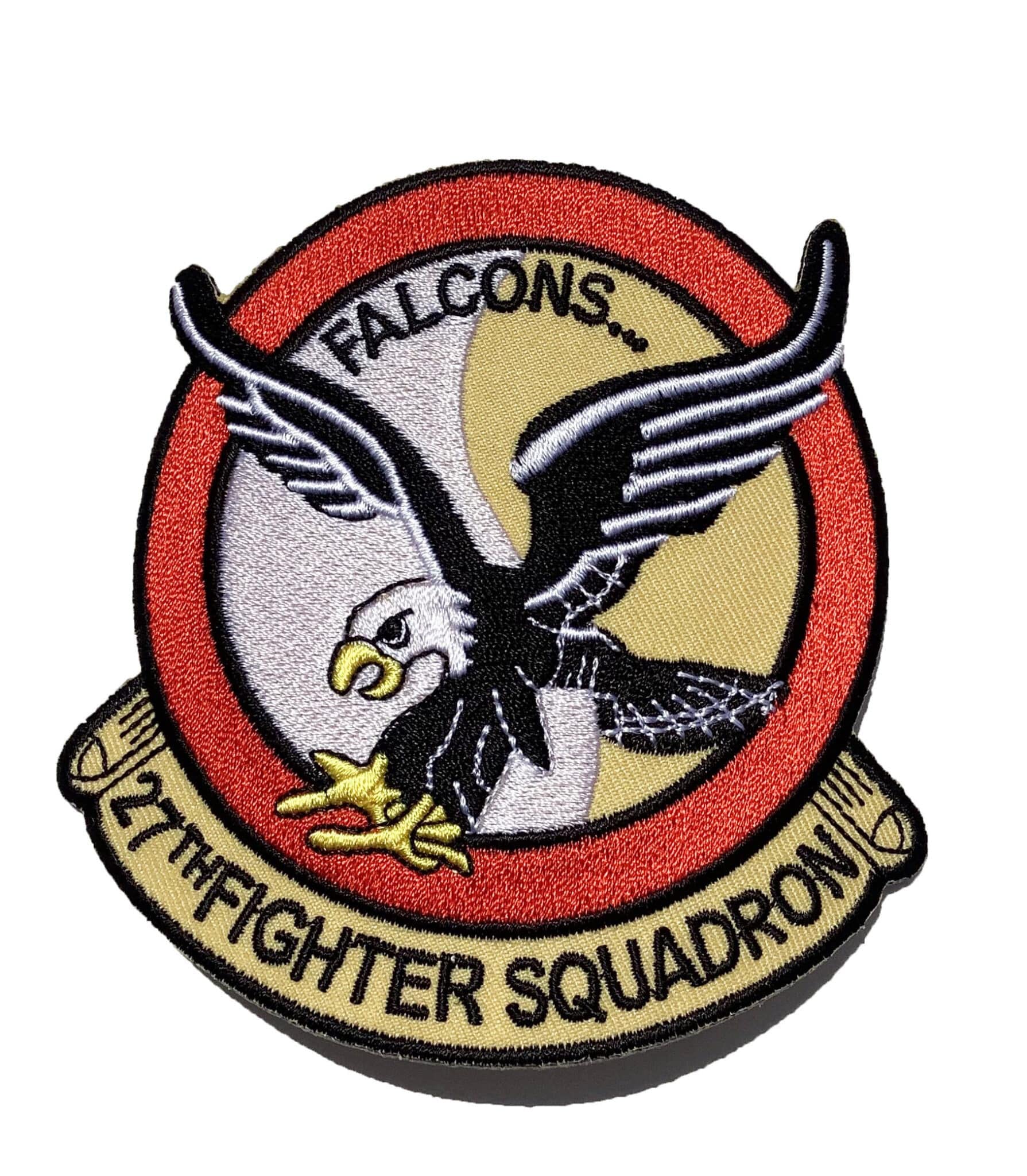 Falcon 27th Fighter Squadron Patch – Plastic Backing