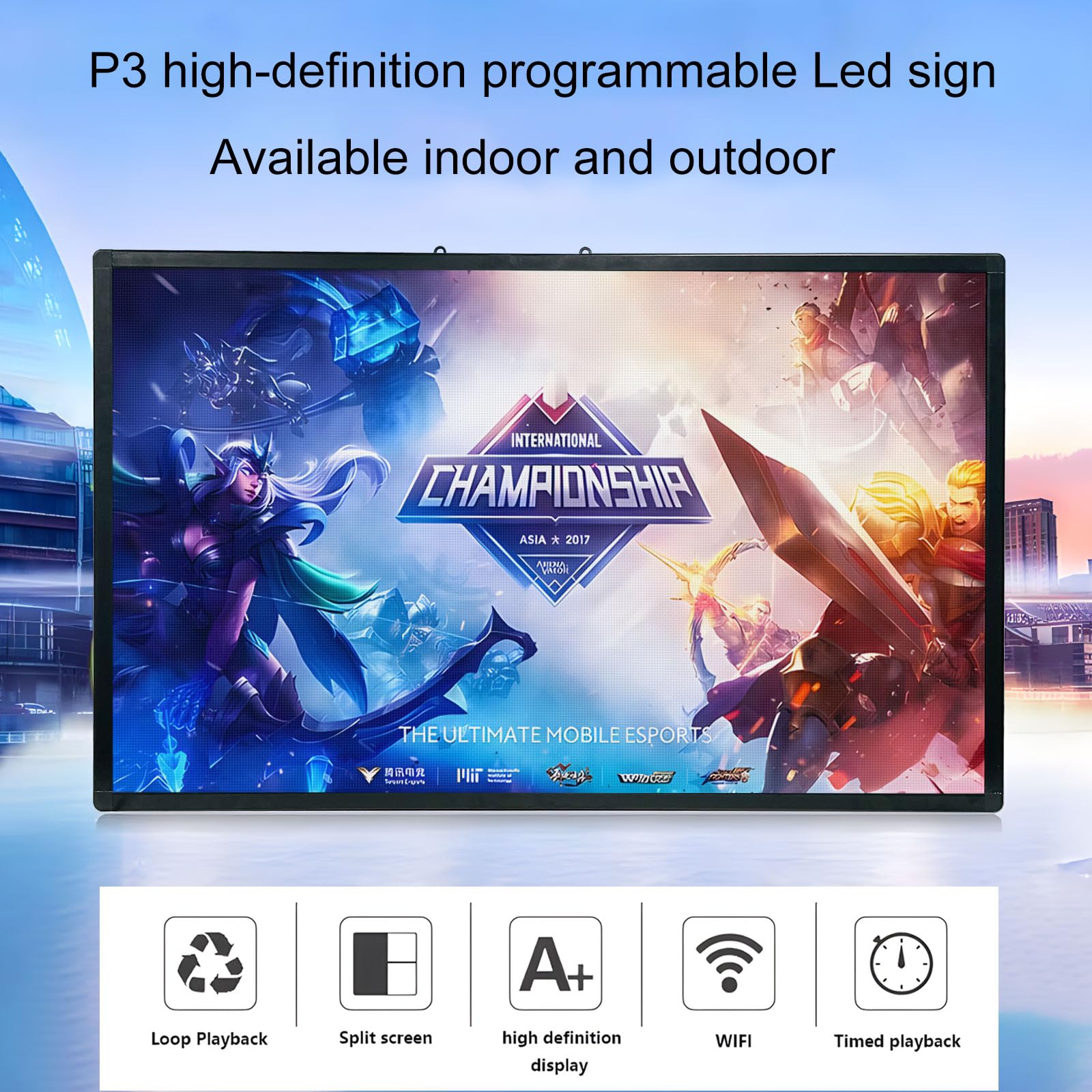 Snapklik.com : JBS P3 Custom Size Programmable Led Sign Scrolling ...