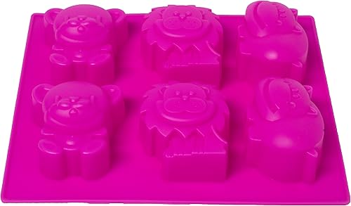 Moldes de chocolate para gomitas, molde de silicona para caramelos y bandeja de cubitos de hielo de silicona, antiadherente, incluye divertidas