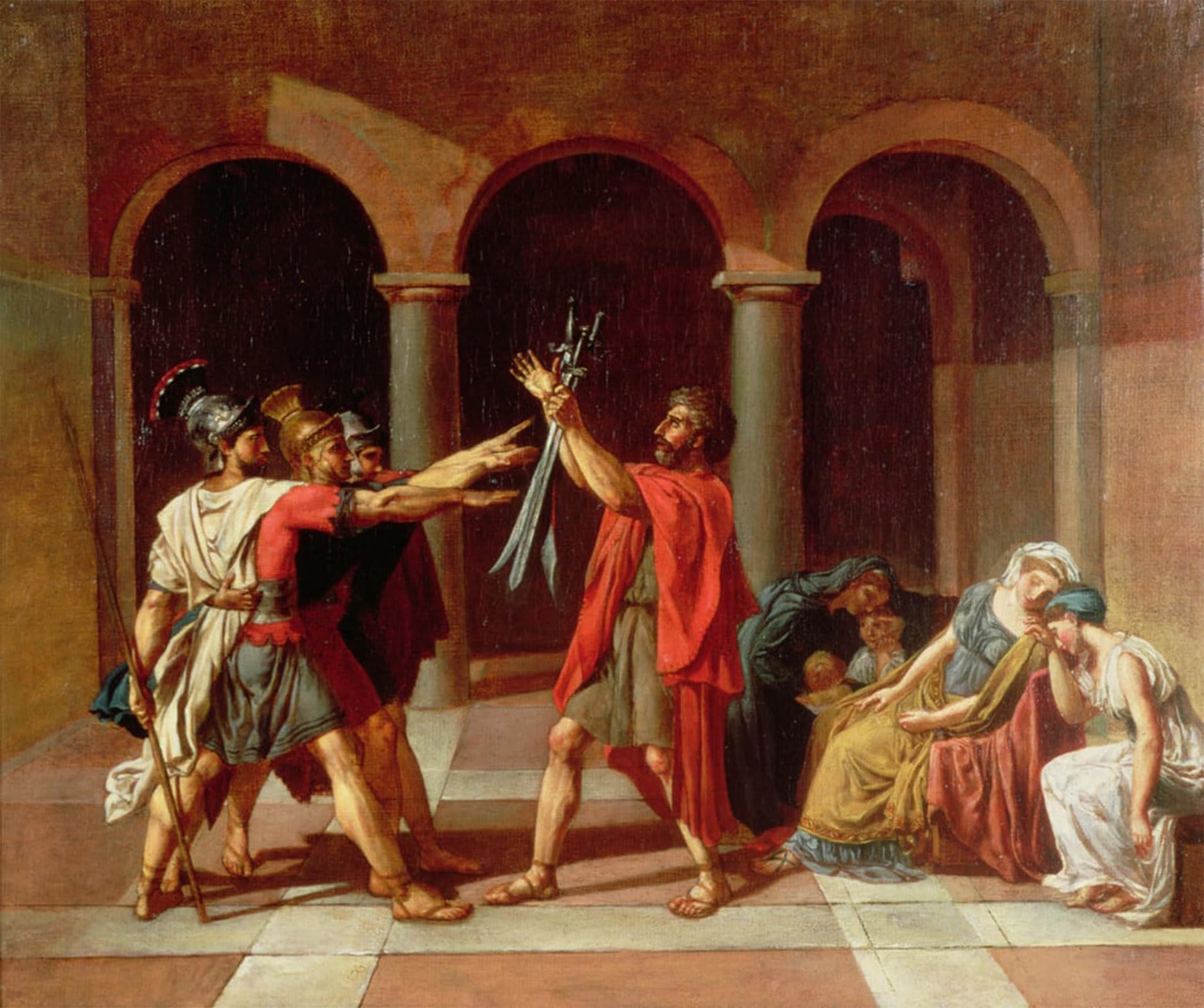 SERENDIPITP Retro Picture Poster Wall Art Pictures Painting Unbekanntes Bild by Jacques Louis David Wall Art Canvas Print for Wall Decor 60x90cm