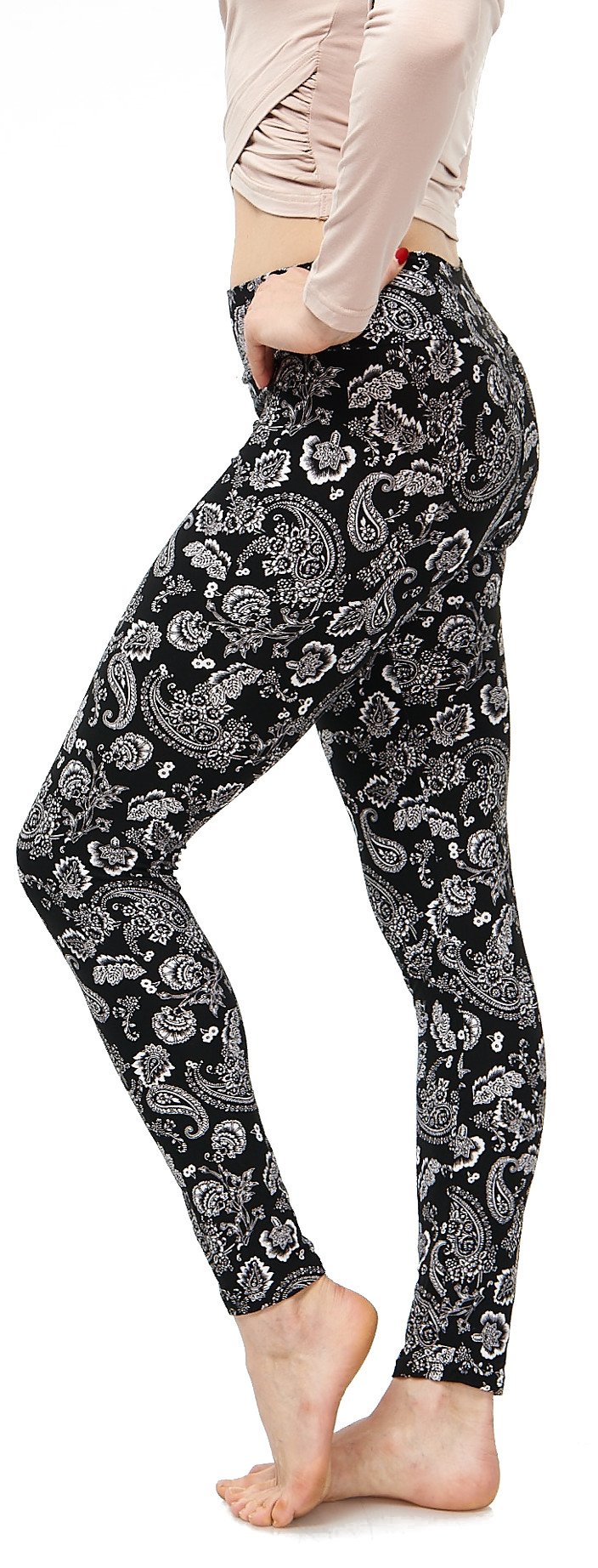 Black Patterned Leggings FREE PATTERNS