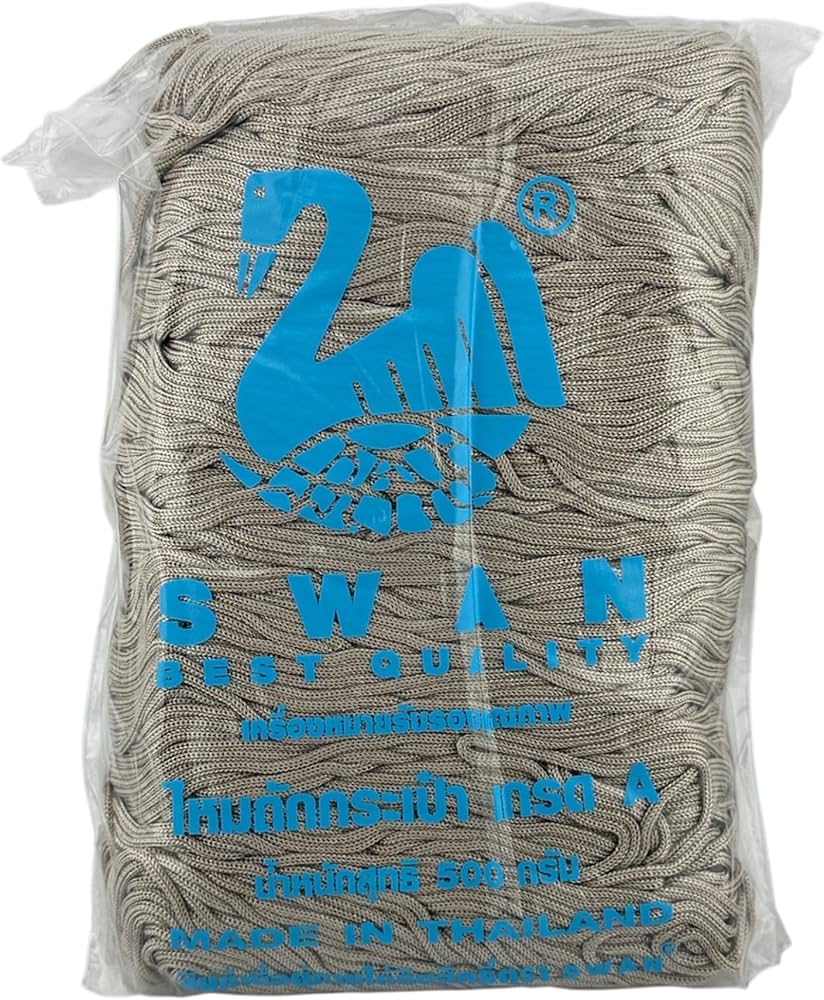 タイ　マクラメ　糸　SWAN Amazon.co.jp: SWAN マクラメ 編み 糸 紐 コード バンコク スワン糸