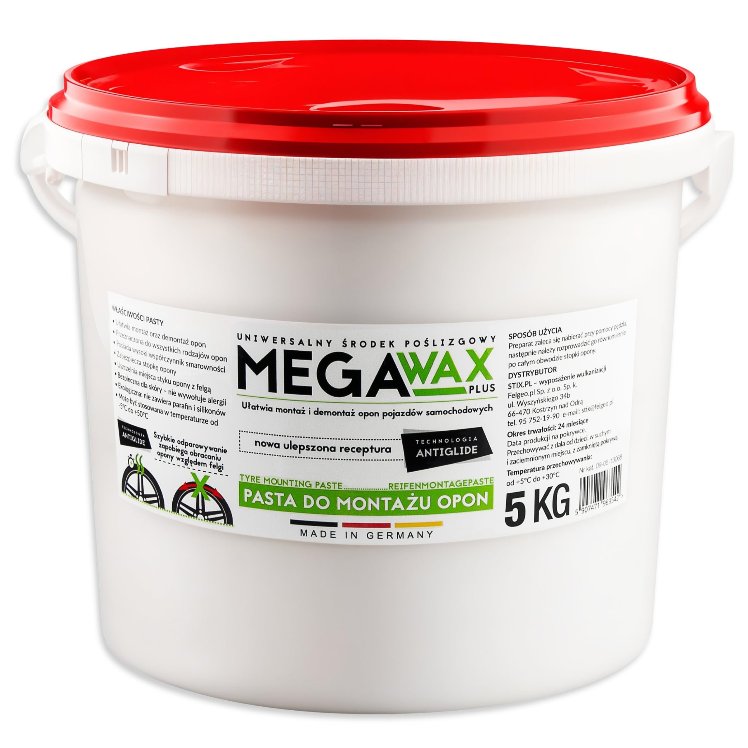 Stix ZW 10 - Juego completo de cambio de neumáticos (7 piezas, con pasta de montaje de 5 kg, pesos adhesivos, cepillo para válvulas, goma de borrar, herramienta de limpieza de llantas)
