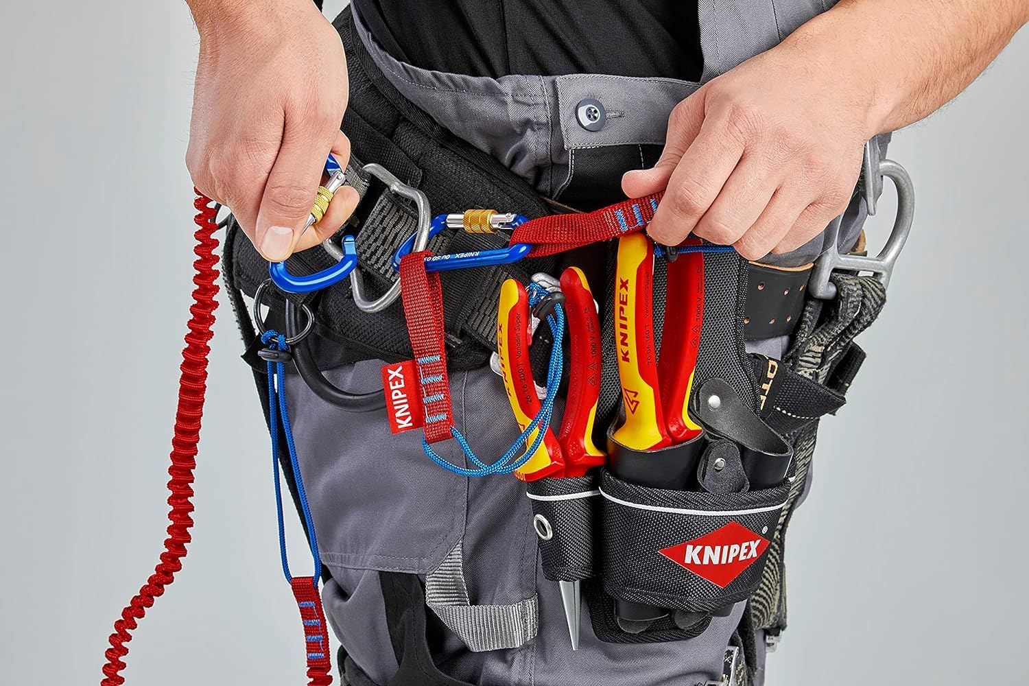 KNIPEX Moschettone 2 pezzi 82 mm, 00 50 03 T BK