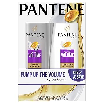 Pantene Pro-V Sheer Volume Shampoo and Conditioner Dual Pack, 1 Count