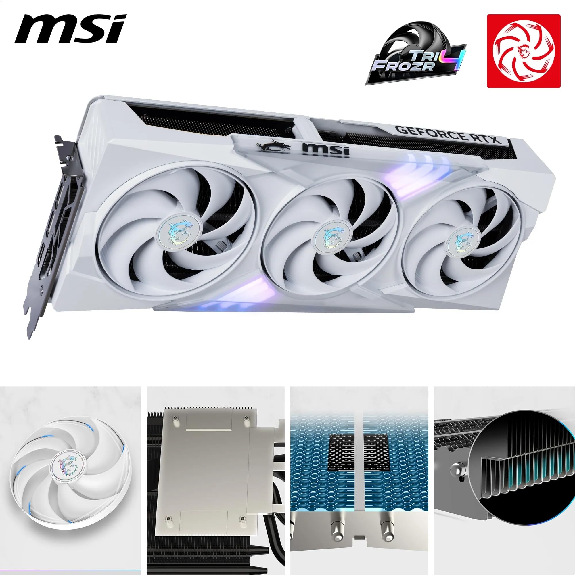 MSI GeForce RTX 5070 12G GAMING TRIO OC WHITE