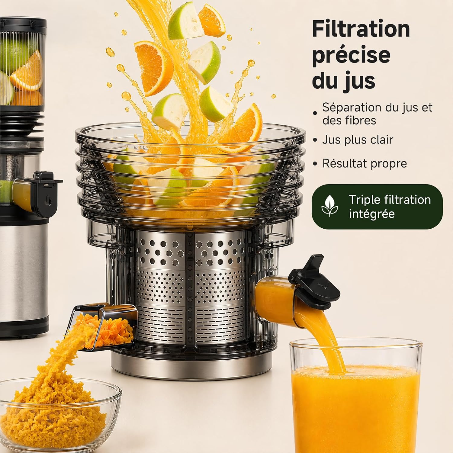 extracteur jus – vue détaillée