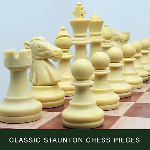 Miniatura 2 de Juego de ajedrez de viaje magnético para niños y adultos. Juego de mesa de ajedrez portátil de 12 x 12 pulgadas para principiantes y jugadores