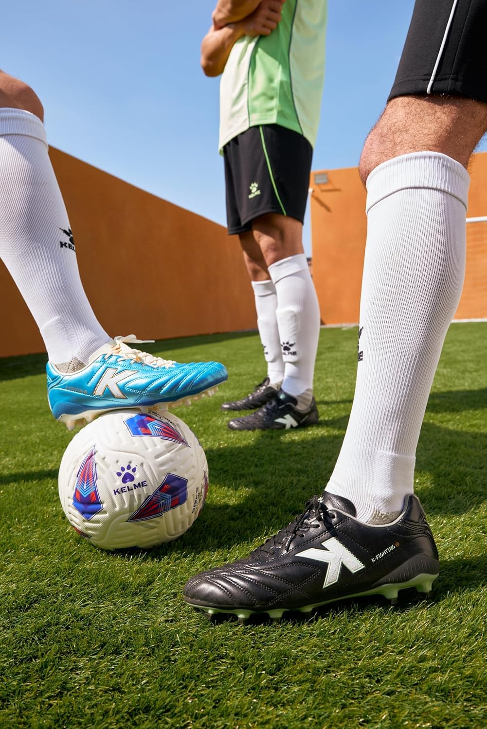 KELME Men's Soccer Cleats, Firm/Artificial Ground Shoes, for Outdoor Football Rugby Baseball Lightweight - Image 2