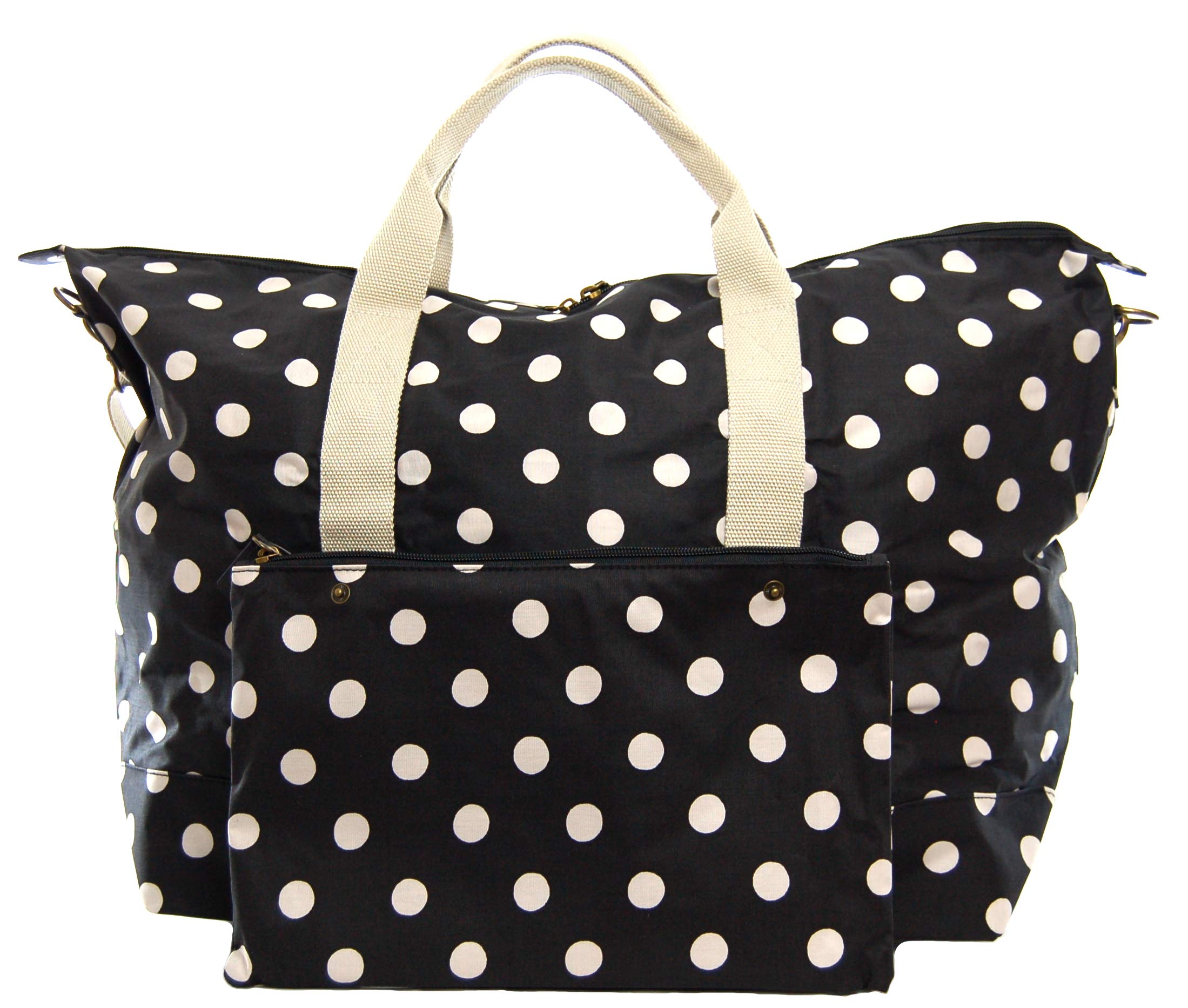 button spot foldaway overnight bag