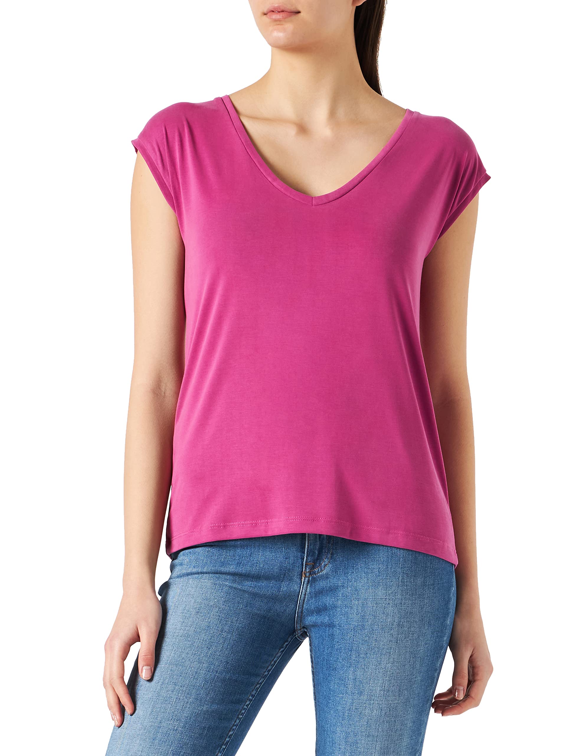Pieces Women's Festival Fuchsia Pckamala Tee Noos Bc T-Shirt, Xs