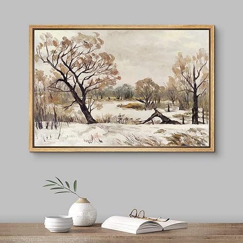 Vista 96 de SIGNFORD Lienzo enmarcado para pared, tren de montaña de otoño, vías de ferrocarril, naturaleza, desierto, fotografía, realismo, paisaje decorativo