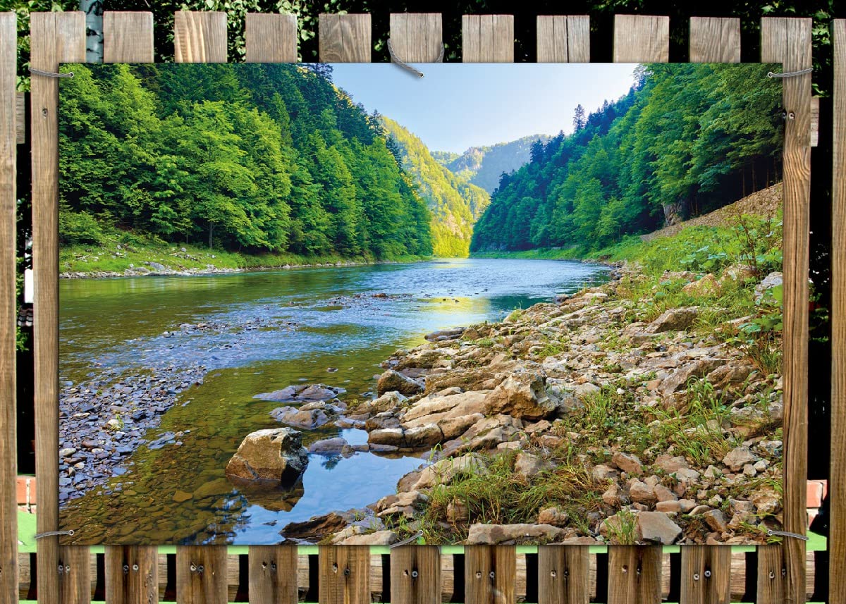 Outdoor-Poster 'Möwen Am Strand' – Wetterfest, 60x90 Cm, Mit Metallösen, Für Gartenzaun & Balkon