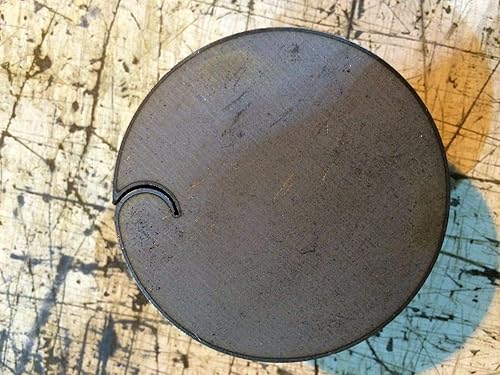 14" .250 5 Pieces Set HRO Steel Sheet Plate Disc Shaped 2 38" Round Drops