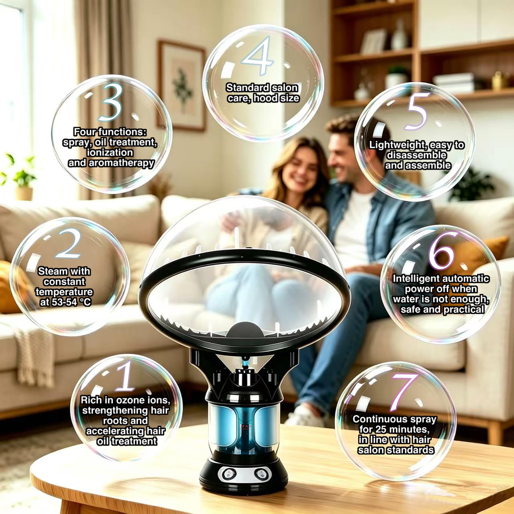 Amazon.com: KINLITO 2 in 1 Hair & Facial Steamer with Ozone - Warm