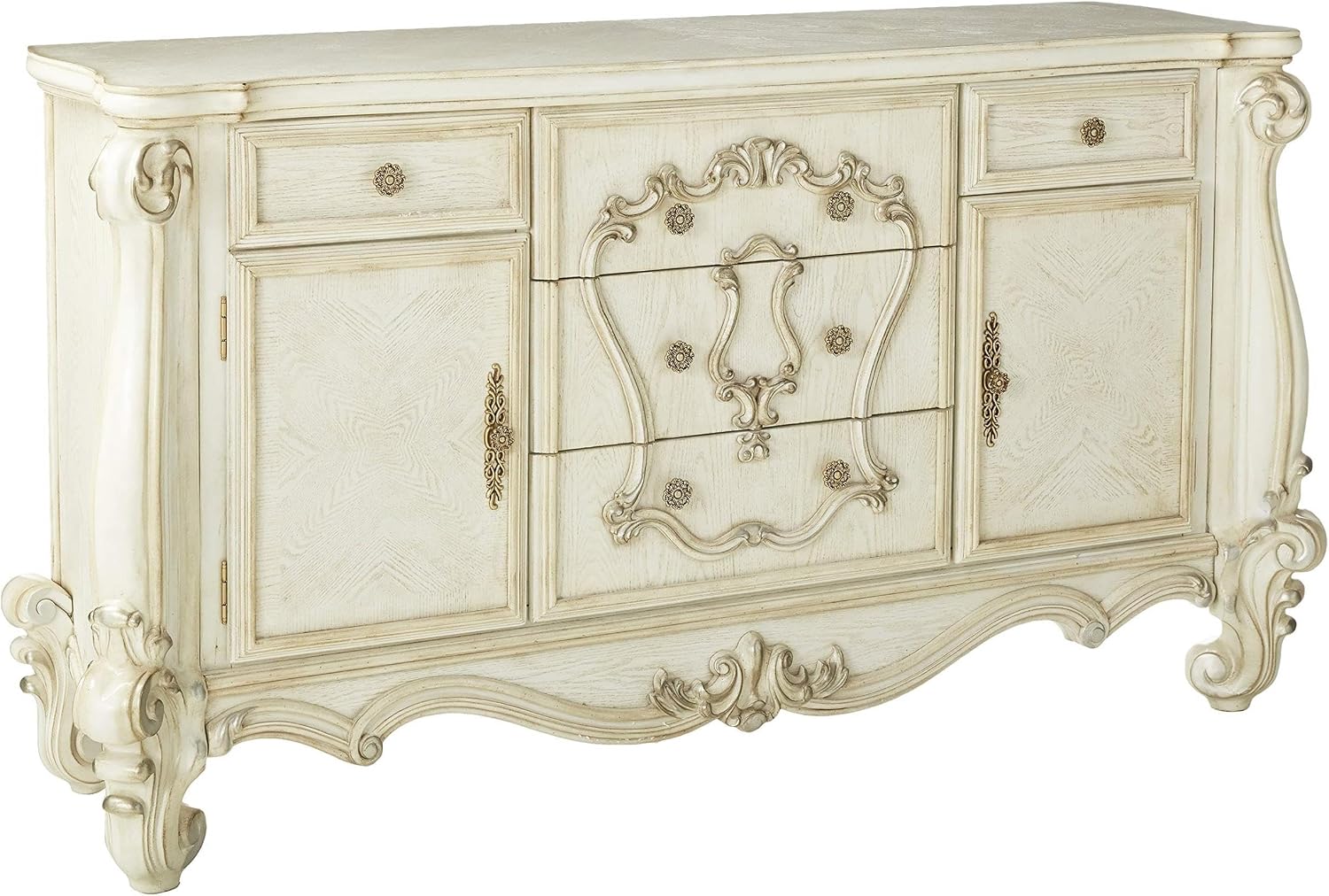 Acme Furniture 21135 Versailles Dresser, Bone White