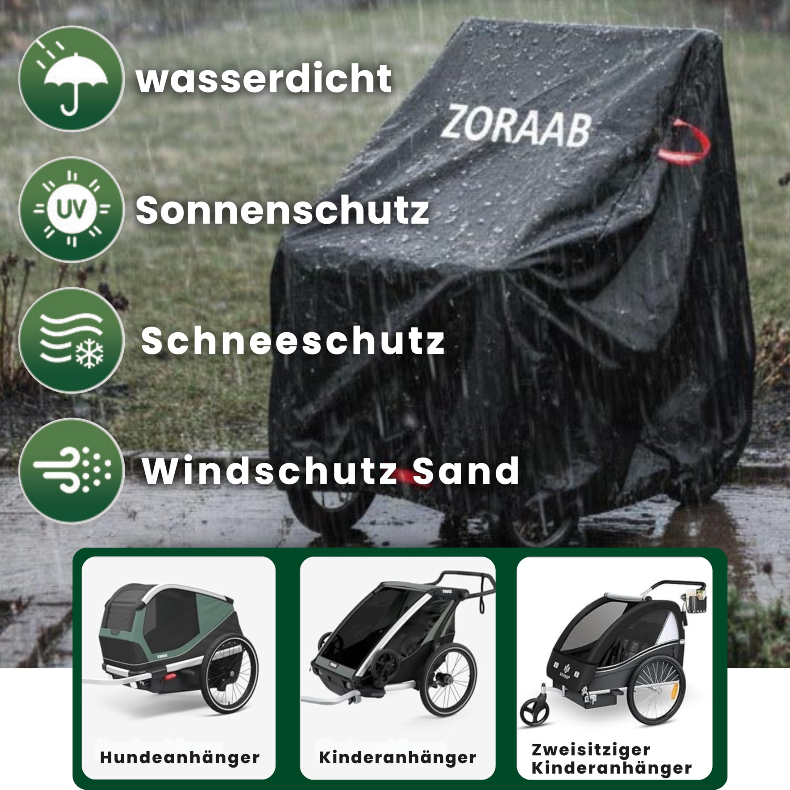 Protector de lluvia para bicicleta portabicicletas