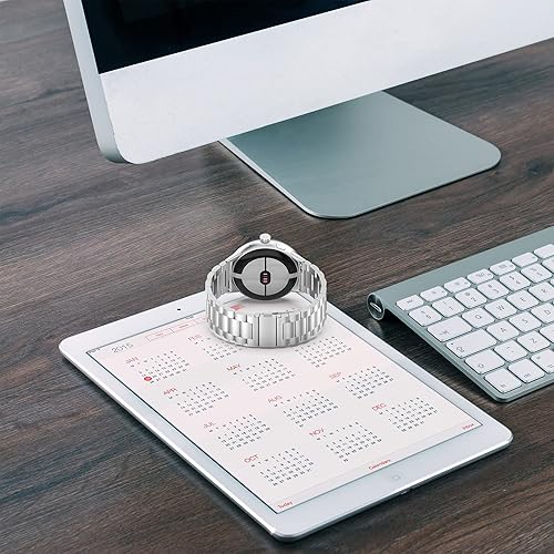 Miniatura 6 de Moorovgi Correa de metal compatible con Google Pixel Watch correa de reloj de acero inoxidable para Google Pixel Watch