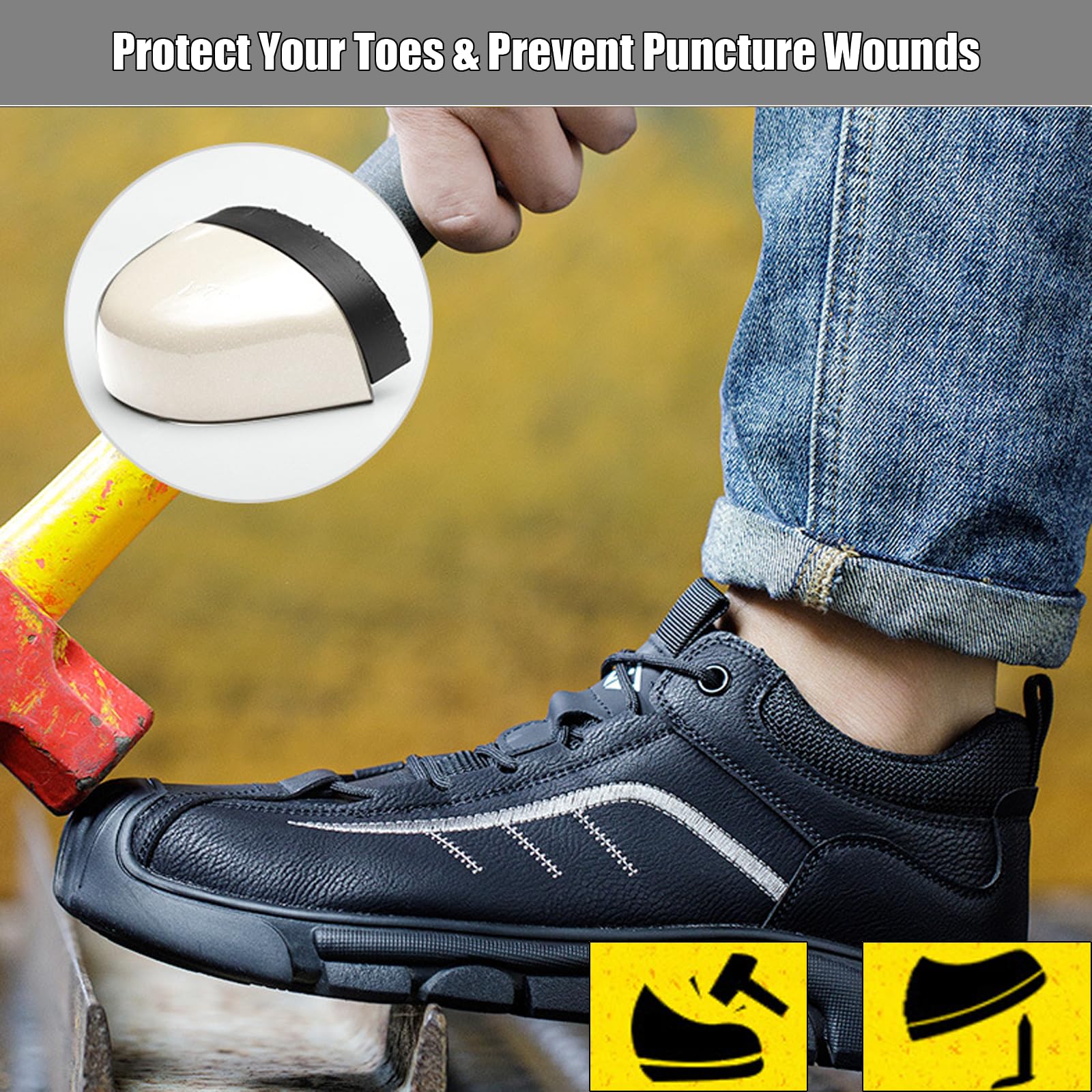 Calzado Dieléctrico Tenis De Seguridad Zapatos Trabajo Anti