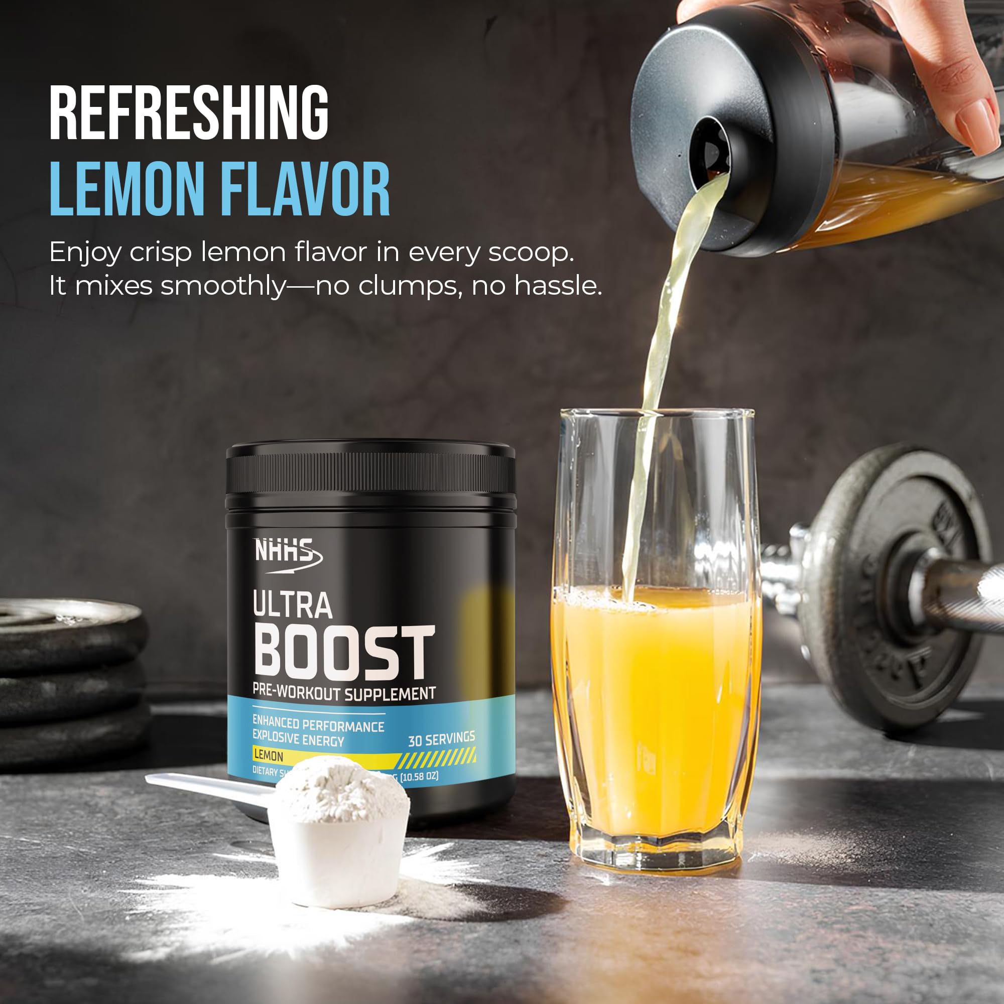 Amazon.com: NHHS Ultra Boost Pre-Workout Powder – Explosive Energy