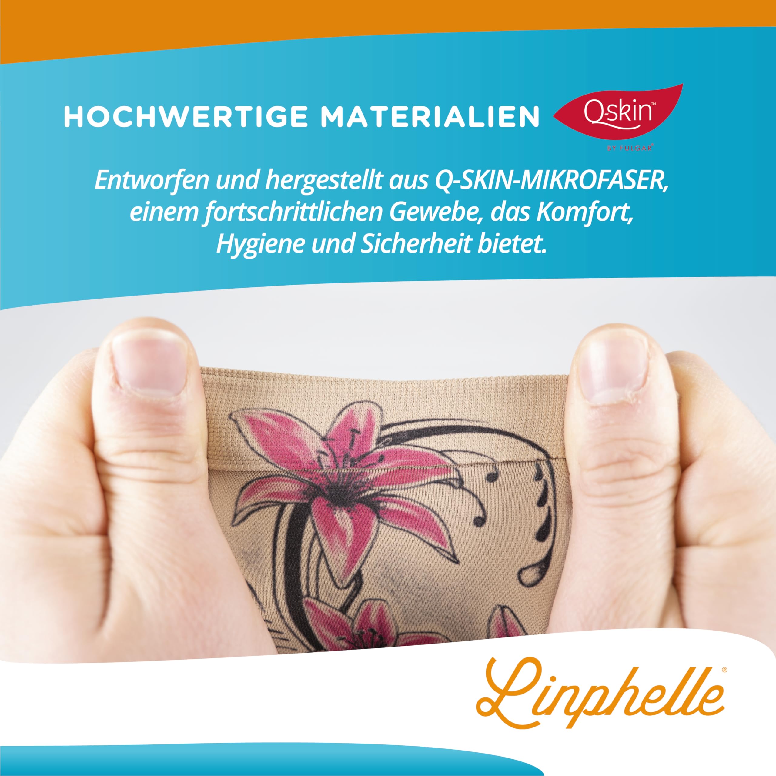 Picc Line Mikrofaser Coverpicc - Armkatheter-Abdeckband aus atmungsaktivem Design-Gewebe, Arm Sleeve ideal für PICCs, Blutzuckermessgerät und Tattoo-Abdeckung, Hibiskus, Größe L