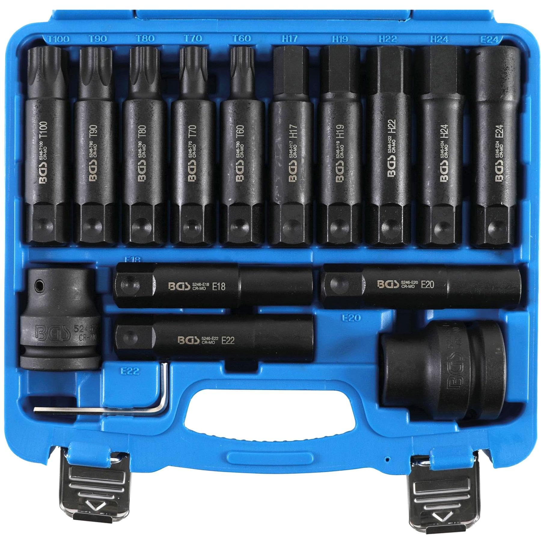 Boccole e boccole da urto 3/4 TORX 6 pannelli, confezione regalo