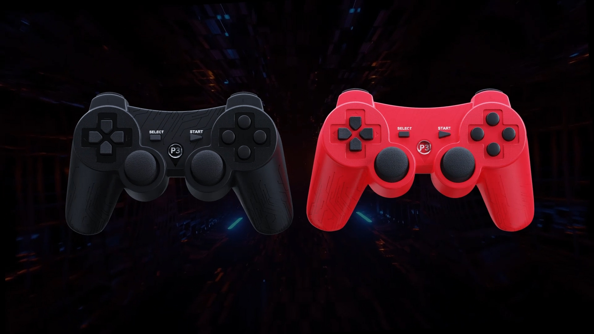PS3＋コントローラー×2 Amazon.com: OKHAHA Controller 2 Pack for PS3 Wireless Controller