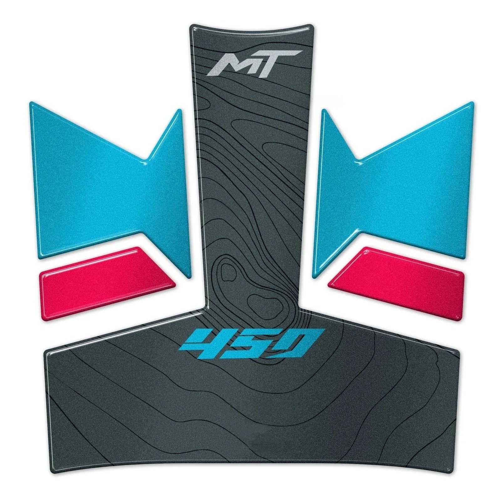 Tank Protection Sticker Motorcycle Tank Pad Protection Sticker Side Fuel Pads Decorative Decal for CF Moto 450 MT 2024