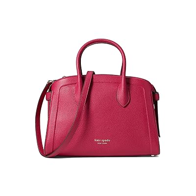 Kate Spade New York Knott Color Blocked Pebbled Leather Medium Zip Top Satchel Women